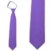 Solid Purple Zipper Ties Neckties 1 Solid Purple Zipper Ties Neckties -Tie Discount Store MN600 29 1