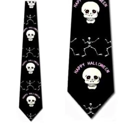 Big Skull (Black) Ties Neckties