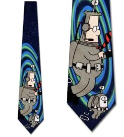 Dilbert Future Space Walk Ties Neckties
