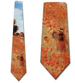 A Field Of Poppies Ties Neckties