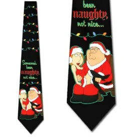 Family Guy - Naughty Not Nice Ties Neckties