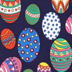 Easter Eggs Allover (Navy) Ties Neckties -Tie Discount Store RM 501012 2