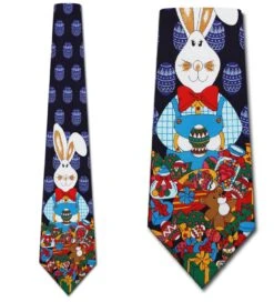 Big Bunny (Navy) Ties Neckties