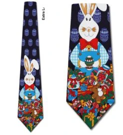 Big Bunny Extra Long Ties Neckties