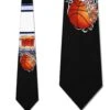 Basketball Hoops (Black) Ties Neckties -Tie Discount Store RM 501142 1