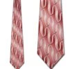 Stacy Adams Pink And Red Waves Ties Neckties -Tie Discount Store SA 100260 1