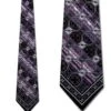 Stacy Adams Purple Stripes With Gothic Print Ties Neckties 1 Stacy Adams Purple Stripes With Gothic Print Ties Neckties -Tie Discount Store SA 100267 1