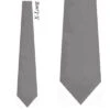 Solid Silver Satin Silk XL Ties Neckties 2 Solid Silver Satin Silk XL Ties Neckties -Tie Discount Store SLDXL100 5 1