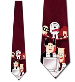 Dilbert And Friends (Red) Ties Neckties