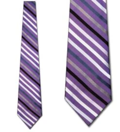 Jos. A. Bank Lavender With Striped Accent Ties Neckties