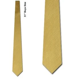 Boys Solid Sunflower Yellow Ties Neckties