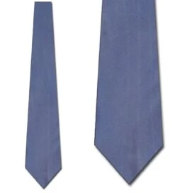 Bergamo Solid Wild Blue Ties Neckties
