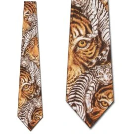 Tigers Allover Ties Neckties