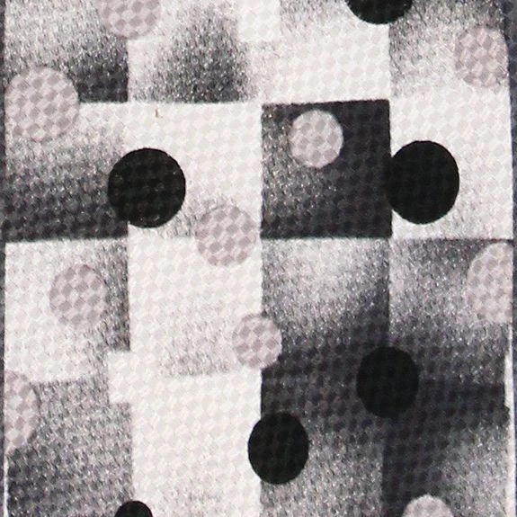 HC- Geometric Movement With Small Gray Border Ties Neckties 4 HC- Geometric Movement With Small Gray Border Ties Neckties - Image 2