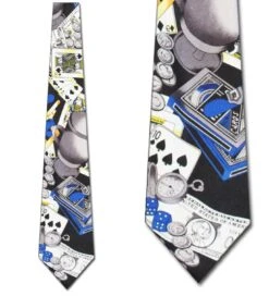 Game Night (Black) Ties Neckties