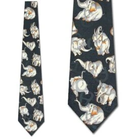 Mighty Elephants Ties Neckties