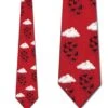 Vicky Davis - Cats And Dogs (Red) Ties Neckties 2 Vicky Davis - Cats And Dogs (Red) Ties Neckties -Tie Discount Store TG 18111202 1