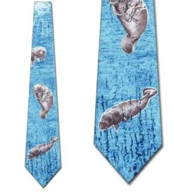 Manatees Ties Neckties