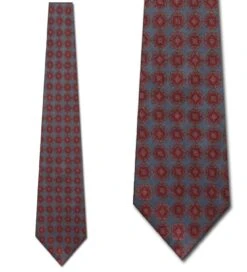 HC - Geometric Ornamental Designs Ties Neckties