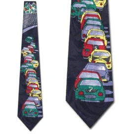 Cartoon Nascar Ties Neckties