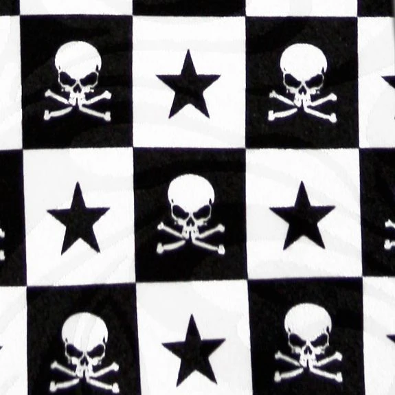 Checkered Skulls Ties Neckties 4 Checkered Skulls Ties Neckties - Image 2