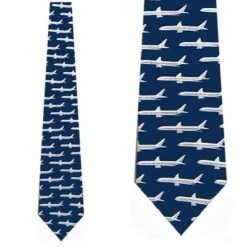 Jet Repeat (Blue) Ties Neckties