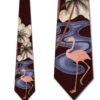 Flamingo- Burgundy Ties Neckties -Tie Discount Store TNT100 11 1